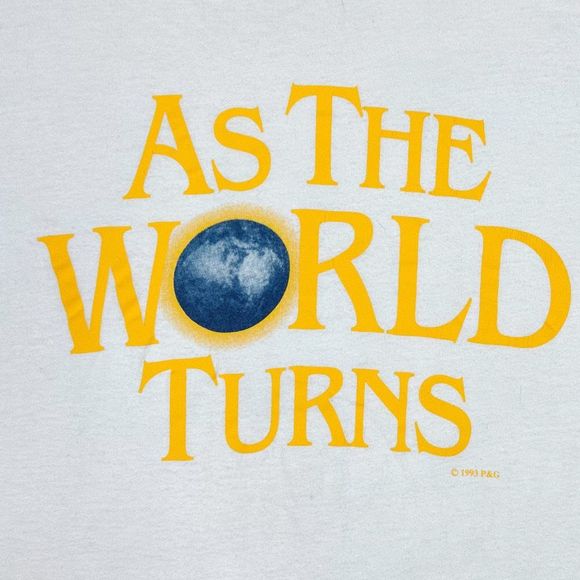 Vintage 90’s Fruit of the Loom As The World Turns RARE Soap Opera Promo - Sz XL - Picture 2 of 5